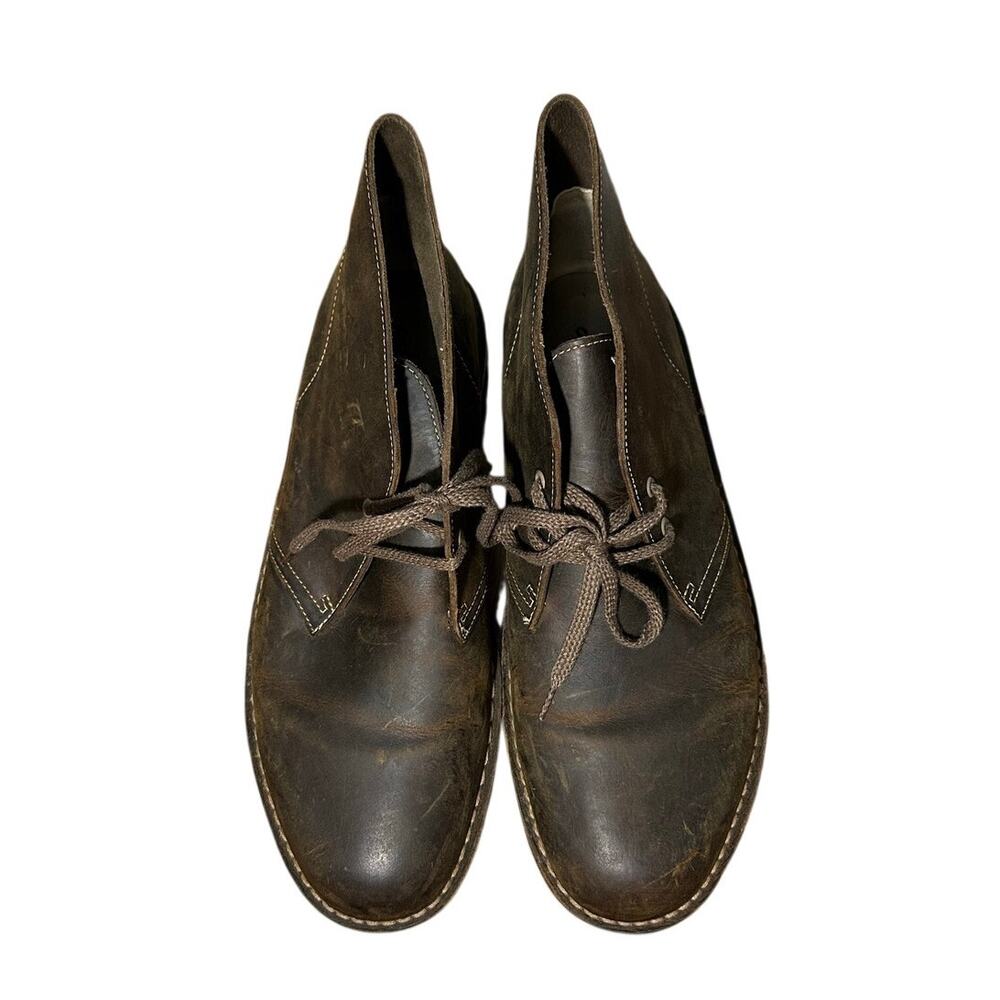 Clarks Bushacre 2 Men's Chukka Boots in brown leather Size 11